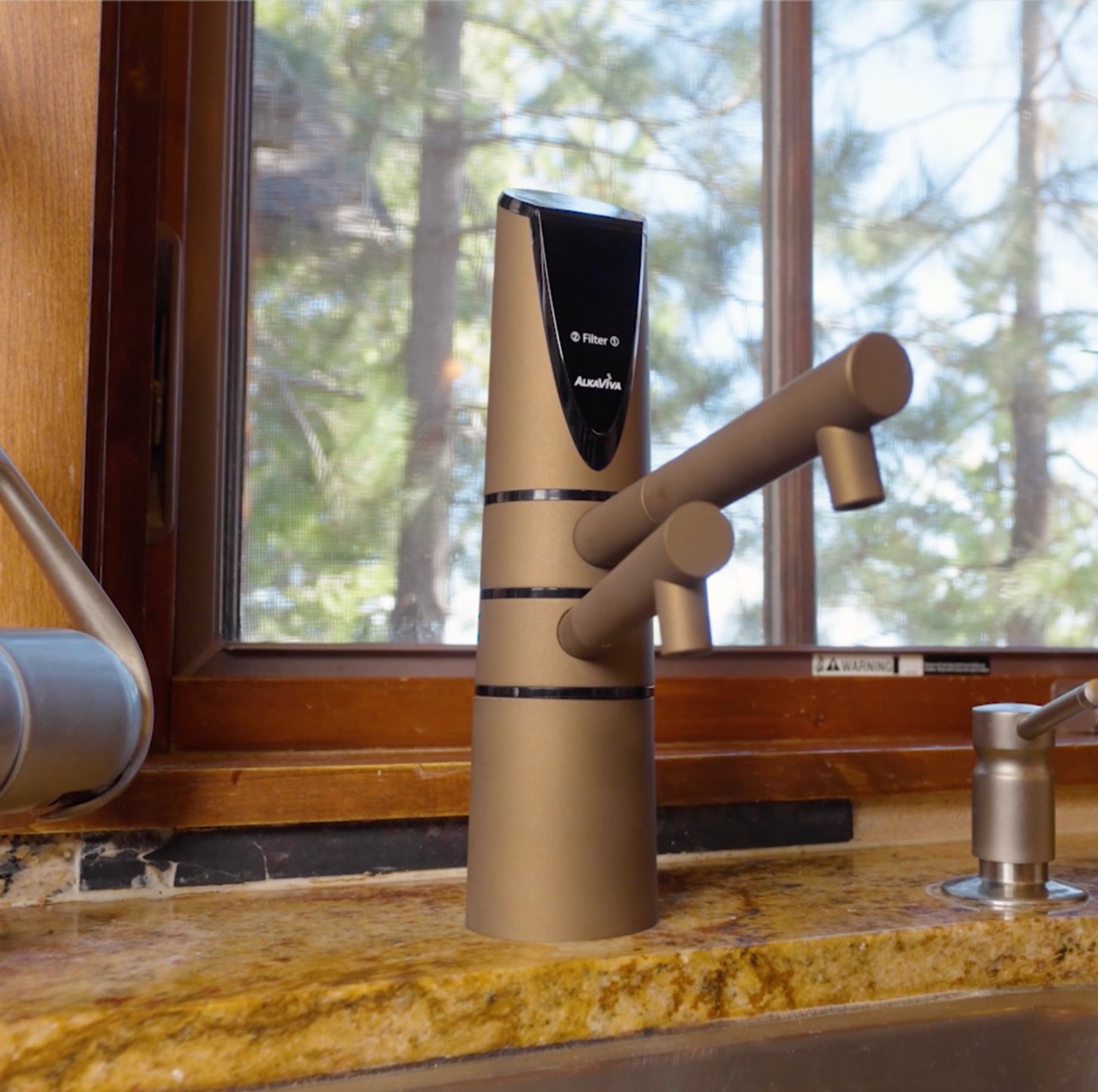 Delphi H2 Under Sink Water Ionizer-Copper. www.AquaBreezeStore.com